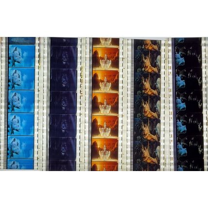 NEVER ENDING STORY. Pk MULTI VNR - A004d . - 5 STRIPS OF 5 - 35MM FILM CELLS