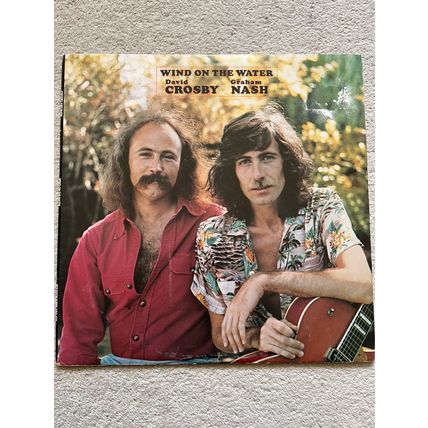 DAVID CROSBY & GRAHAM NASH - WIND ON THE WATER (UK VINYL LP, 1975)