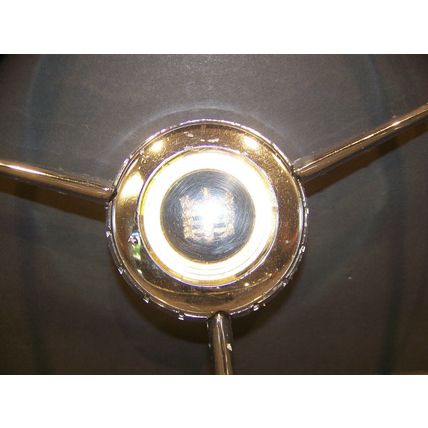 1949 DODGE D29 D30 SPECIAL HORN RING & CAP #1138552 1138554 OEM 48 50 PLYMOUTH