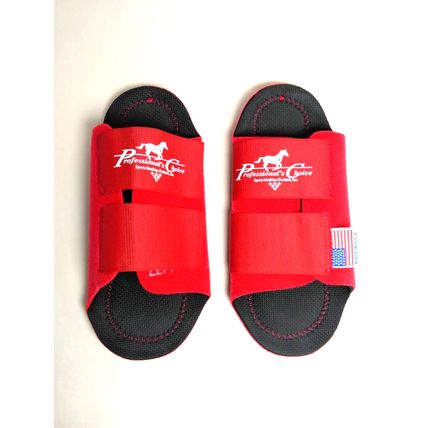 Professionals Choice Horse Splint Boots Red Length 9" in Sports Med Products Inc