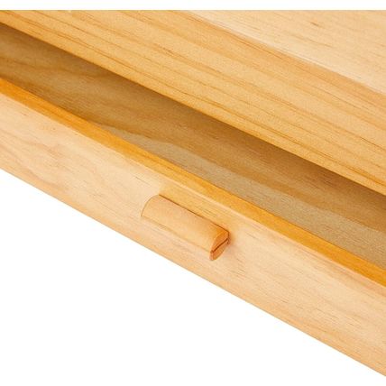 Hobbygift Large 4Tier Pine Wooden Cantilever Sewing Box Craft Storage Collection