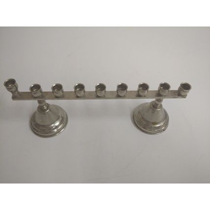 Vintage Unique Design Judaica Chanukah Hanukah Menorah, W 19.5 cm