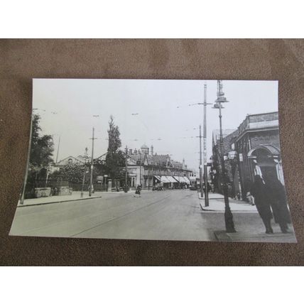 Newcastle Library Reproduction Postcard - High Street, Gosforth cira 1931