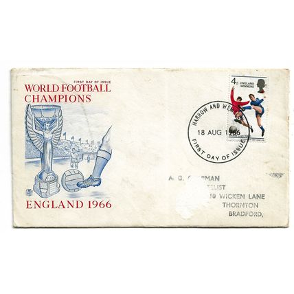 GB First Day Cover World Football Champions England World Cup 1966