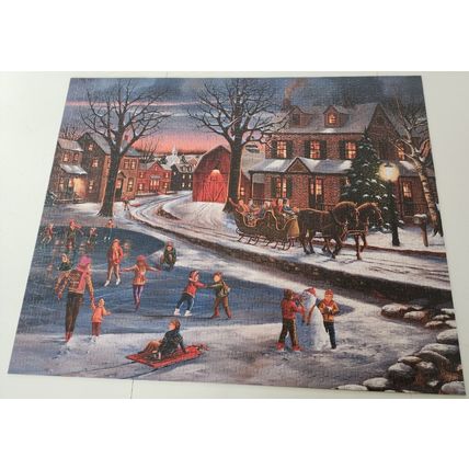 Heart of Christmas by H. Hargrove Vermont Christmas Co. 1000 Piece Jigsaw Puzzle