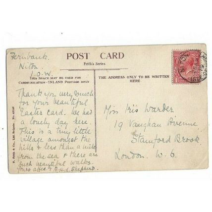 Niton Undercliff, Isle Of Wight, Postcard.