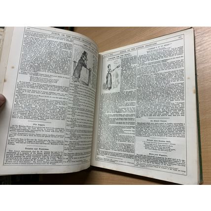 RARE* JAN-JUNE 1878 PUNCH MAGAZINE BOUND VOL 74 ILLUSTRATED ANTIQUE BOOK (P6)