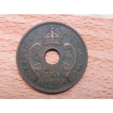 East Africa 1922 10 Cent Coin