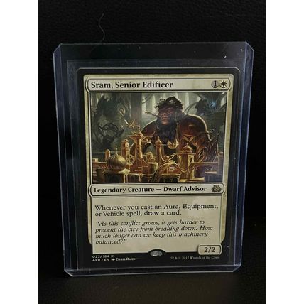 Sram, Senior Edificer Aether Revolt Magic: the Gathering Trading Card