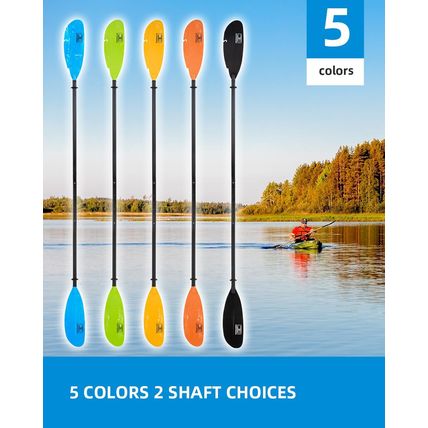 OCEANBROAD Adjustable Fishing Kayak Paddle - 94In/240Cm-98In/250Cm-102In/260Cm A