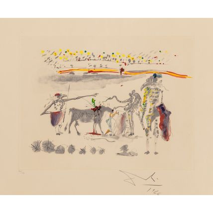 Salvador Dalí Tauromachie surréaliste 1966-67 Picture 3 Poster Canvas Movie Film