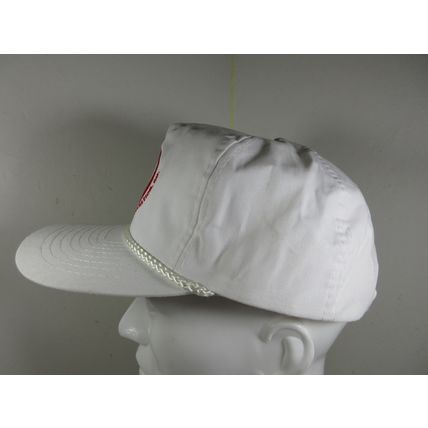 Vintage Colorado Contractors Association INC Strapback Hat Cap White Red Logo