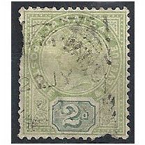 Jamaica 1889 SG28 2d Green Filler . . .