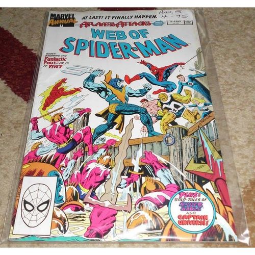 Web of Spider-Man (1985 1st Series) Annual # 5... 1989.....High Grade!!