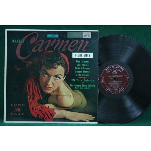 Reiner/Shaw/Stevens/Peerce - Bizet: Carmen - LM 1749 - VG+