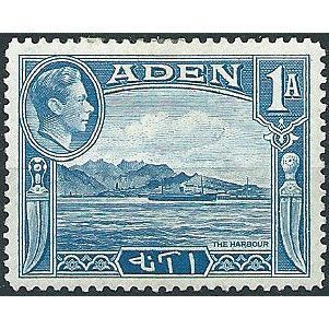 Aden 1948 SG18 1a Pale Blue Mounted Mint .. ..