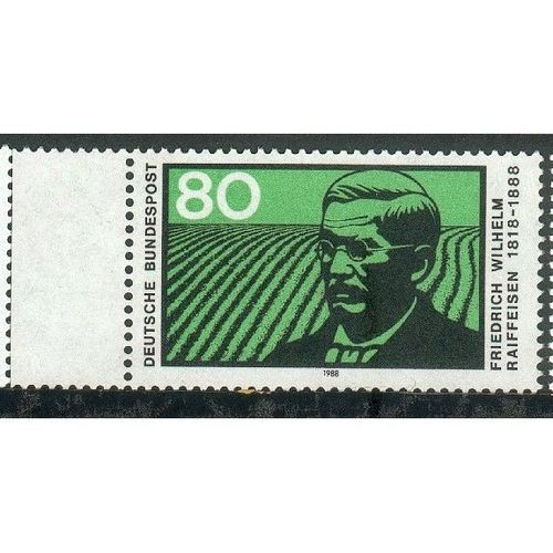 Germany 1988 - SG2230 - Death centenary of Friedrich Wilhelm Raiffeisen (unused)