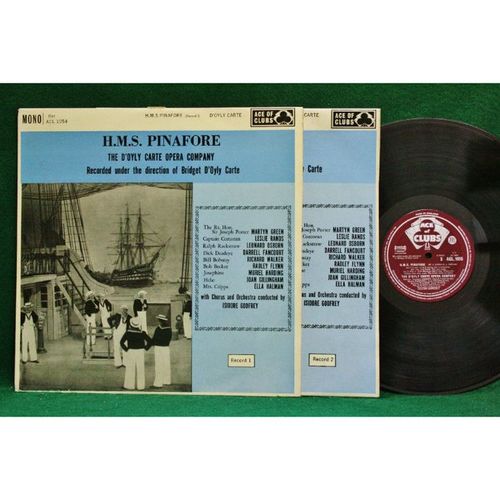D’Oyly Carte Opera Co. - G. & S: H.M.S. Pinafore - 2LP - ACL 1054/5 - VG+