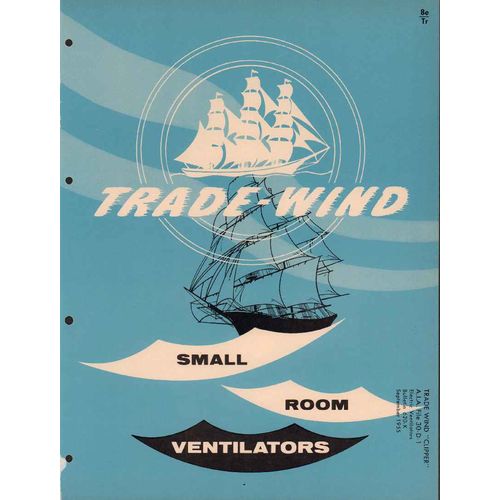 trade-wind motorfans inc 1956 ventilators electrical vintage catalog