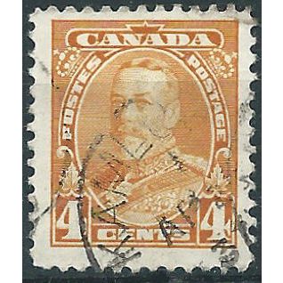 Canada 1935 SG344 4c Yellow Fine Used .. ..