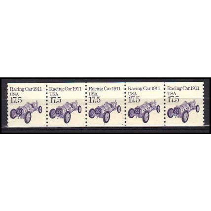 2262 17.5c Race Car Fine MNH Dry Gum PNC 1/5 X0955