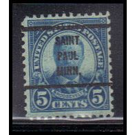 Used 637 5c Theodore Roosevelt Fine PreCnx KA8350