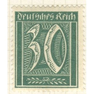 Germany 1921 - 30pf green - Numeral - unused