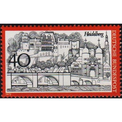Germany. 1972 40pf S.G.1642 Unmounted Mint