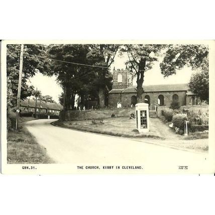 Yorkshire KIRBY IN CLEVELAND ChurchPostcard (Frith GBN.31)