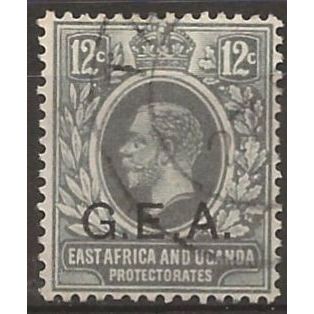 German East Africa 1917 SG50 12c Slate-Grey Fine Used .