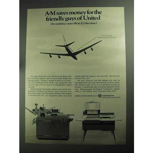 1968 Addressograph Multigraph Ad - Friendly Guys United
