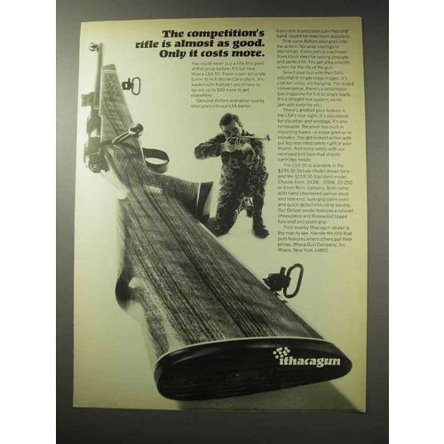 1969 Ithaca Gun LSA-55 Rifle Ad - The Competition's