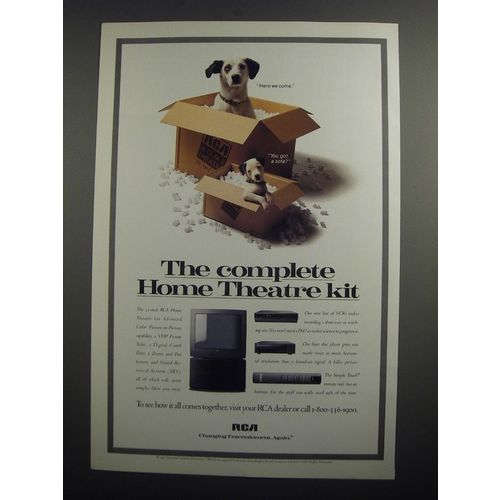 1991 RCA Home Theatre TV, VCR, and Laser Disc Player Ad