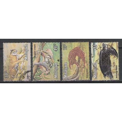 Malaysia N° 190/91 193/94 YVERT OBLITERE ( USED )