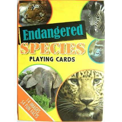 Endangered Species Souvenir Playing Cards