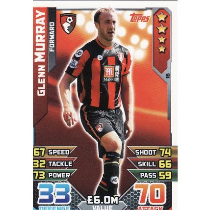 Match Attax 2015/2016 16 Glenn Murray AFC Bournemouth