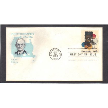 FDC HF 1758 15c Photography (Cachet-U/A) CV41375
