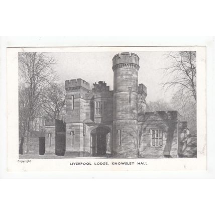 Liverpool Lodge Knowsley Hall Nr Liverpool Merseyside Postcard