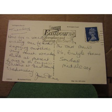 multiview, SUSSEX BEAUTY SPOTS. county used postcard 1972 pm #