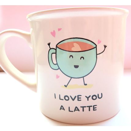I Love You a Latte Mug Ceramic 8.5 CM - Comes Boxed