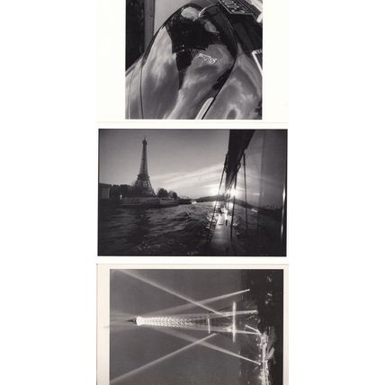 Eiffel Tower 3 ART French Classic Car Reflections AWARD WInning Photo Postcard s