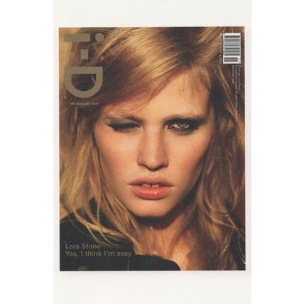 Lara Stone Dutch Fashion Model 2008 Book Photo Cover Postcard