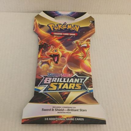 4 New Pokemon Sword & Shield Brilliant Stars Packs - 40 Total Cards