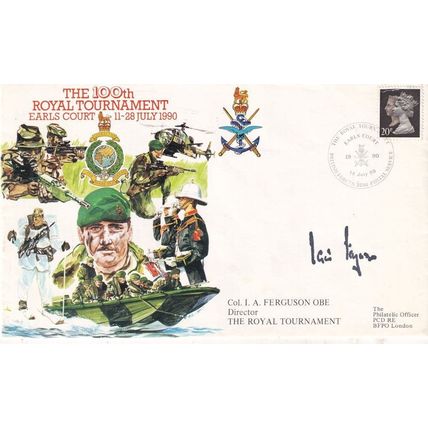 The 100th Royal Tournament Earls Court Hand Signed Military FDC