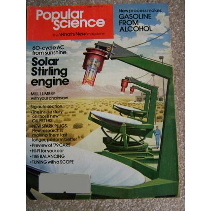 Popular Science Magazines - April thru August 1978