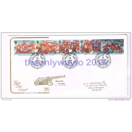 1988, SPANISH ARMADA, 400TH ANNIVERSARY 1588, UK, FDC