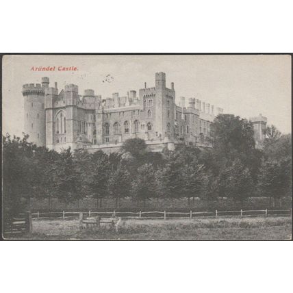 Arundel Castle, Sussex, c.1905 - Brown & Rawcliffe Postcard