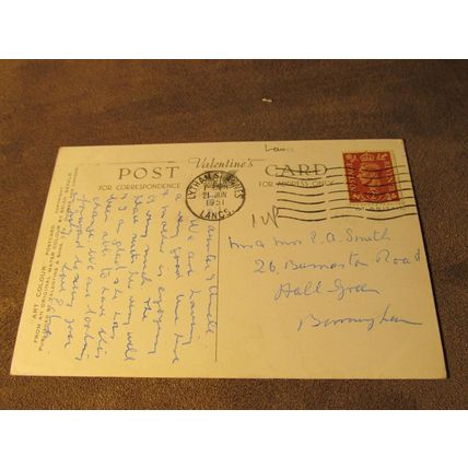 1950's Postcard - Promenade Gardens, St Annes-On-The-Sea Lancashire Artist A578