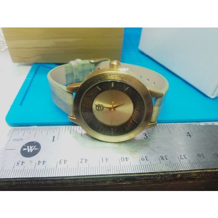 Earth Wood Watch With Leather Band