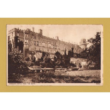 Warwick Castle From The South - Postally Unused - Photochrom Co. Ltd Postcard.